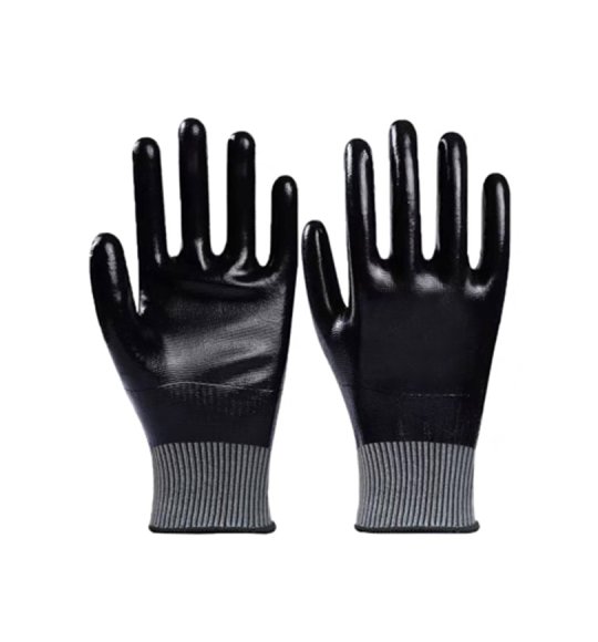Oil resistant promotional impervious extra large work gloves