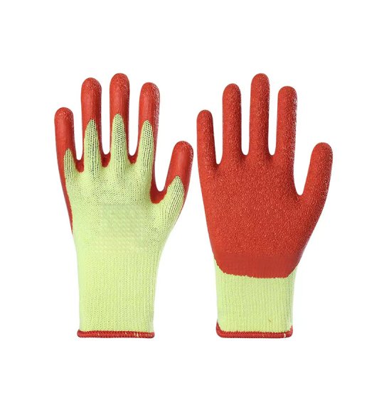 85-90g Cotton imported natural latex gloves
